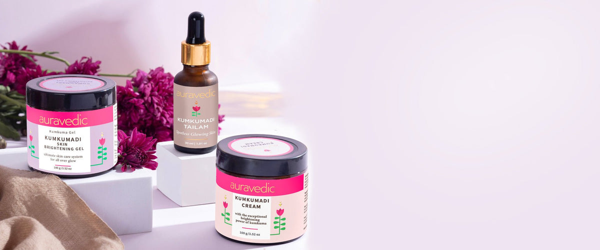Kumkumadi Oil Uses & Ingredients - AURAVEDIC