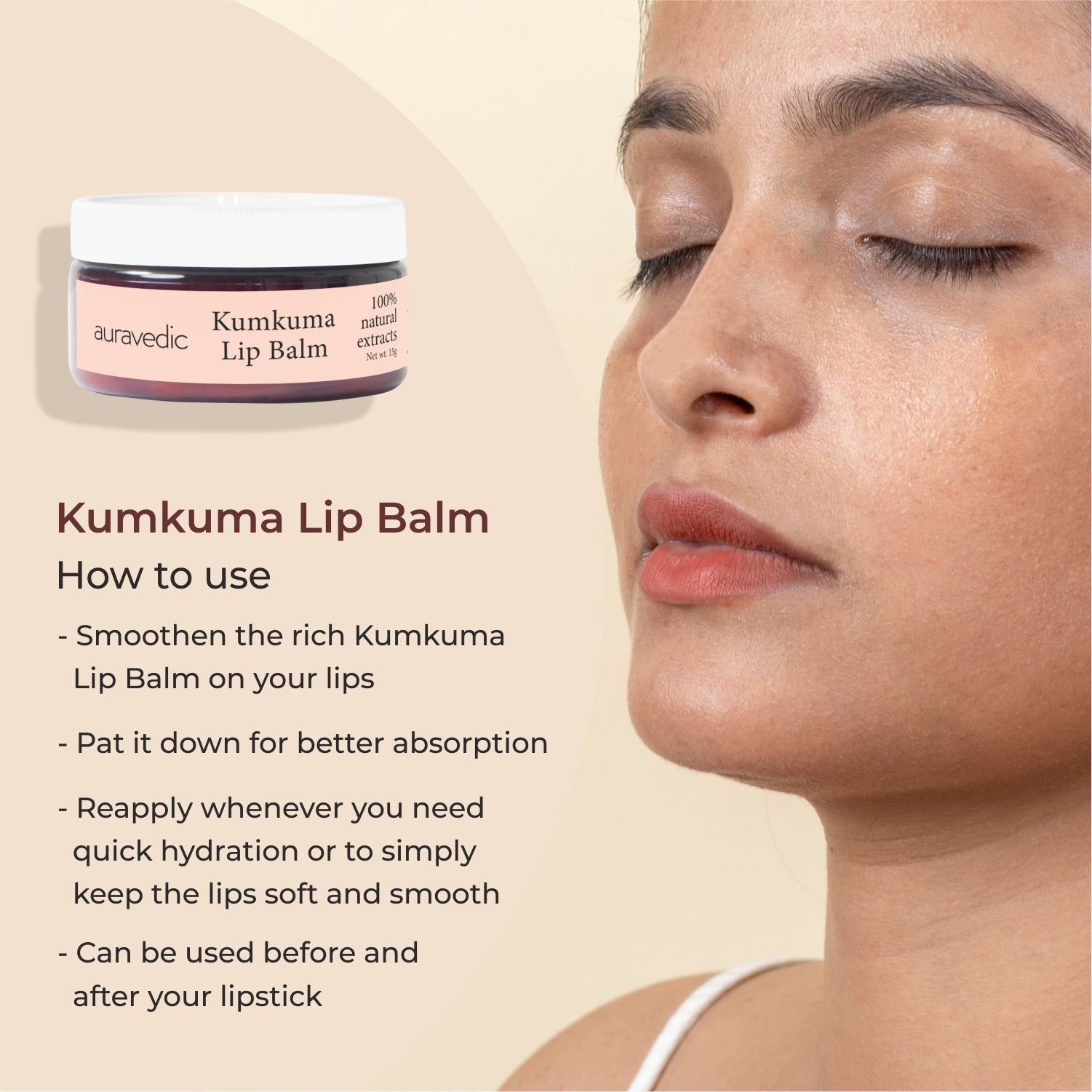 Kumkuma Lip Balm