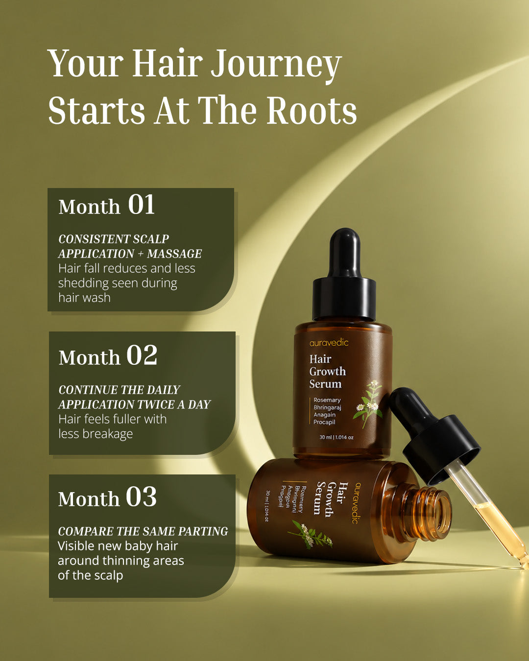 Rosemary Hair Growth Serum - Pack of 2