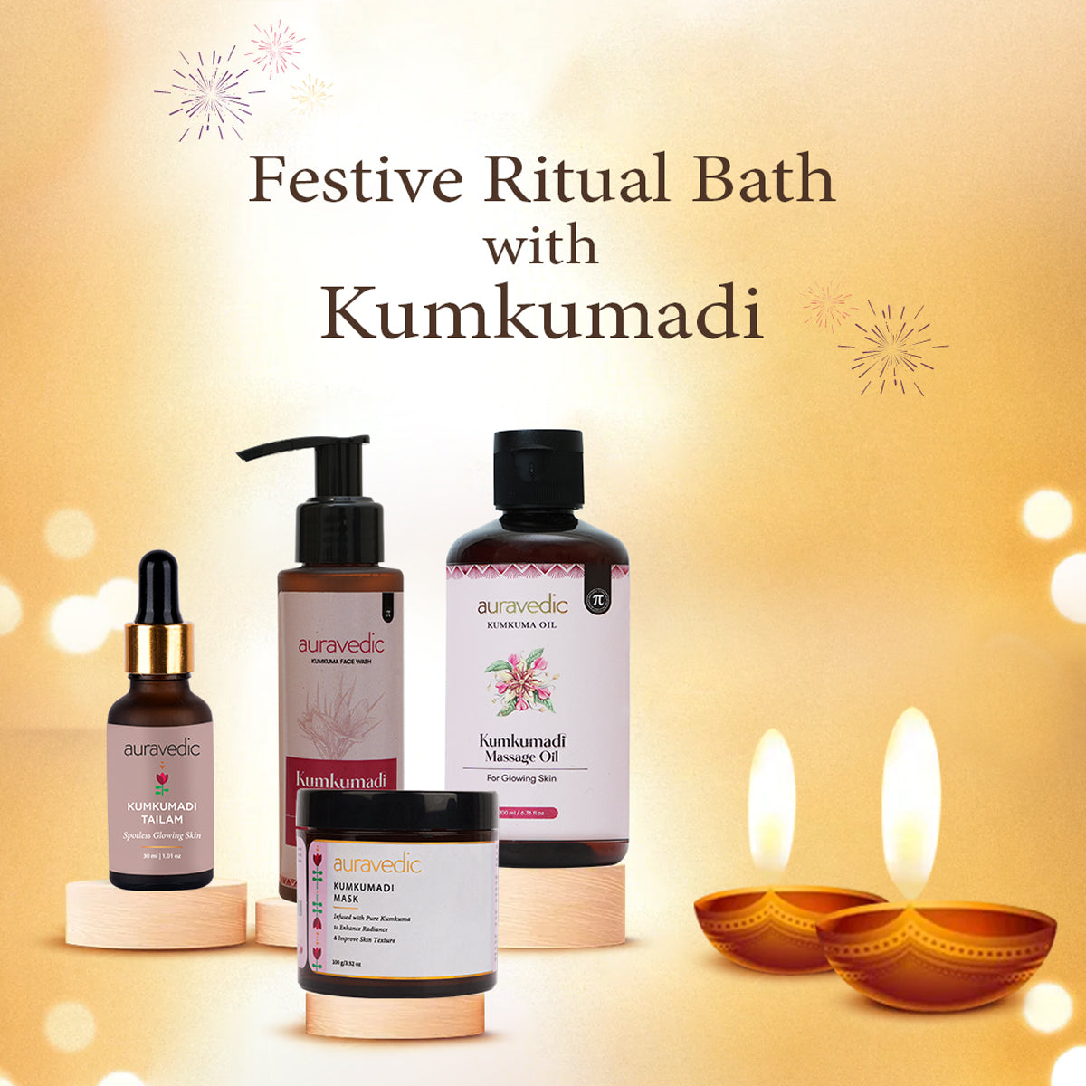 Festive Ritual Bath with Kumkumadi