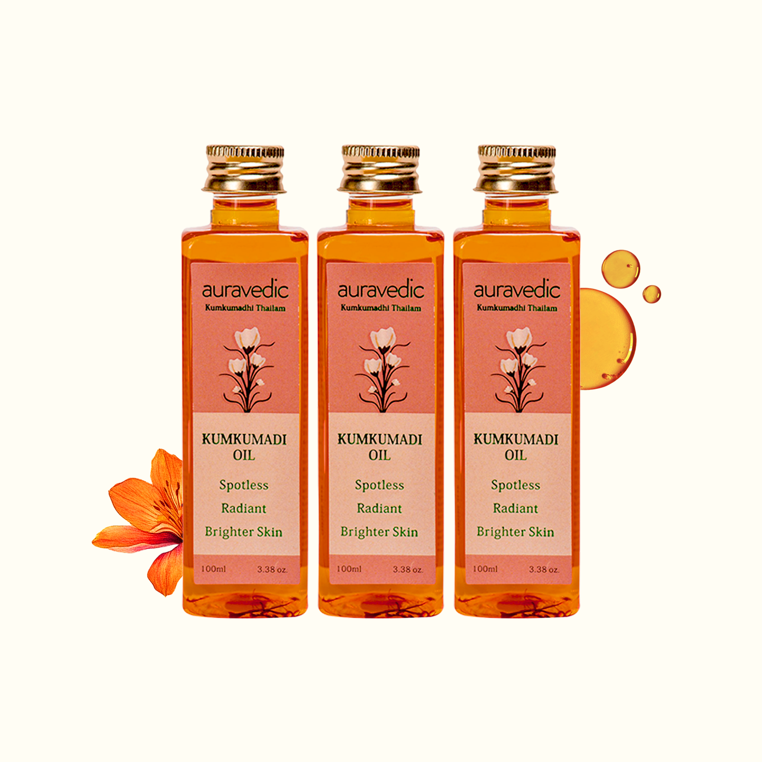Kumkumadi Oil Pack of 3
