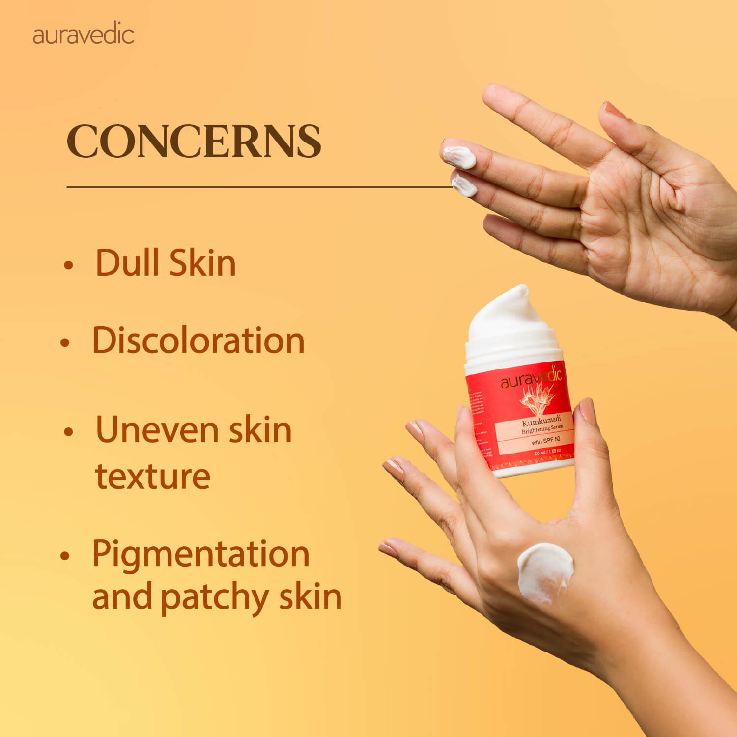 Kumkumadi Brightening Serum with SPF 50