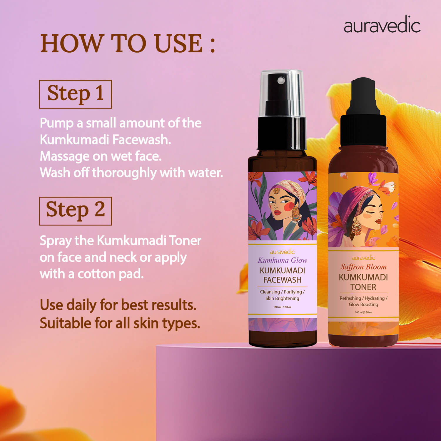 Kumkumadi daily skin essentials