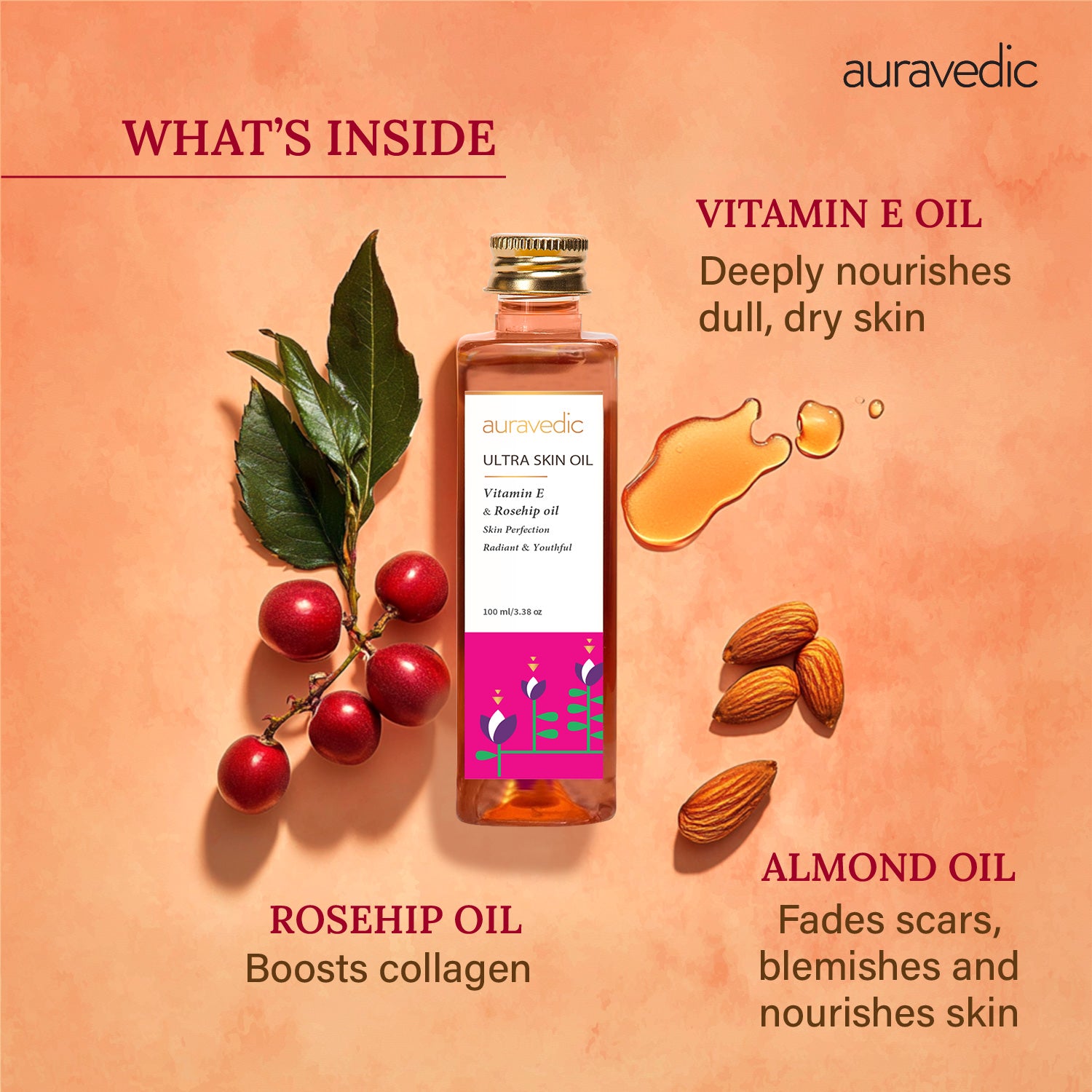 Ultra oil with vitamin E