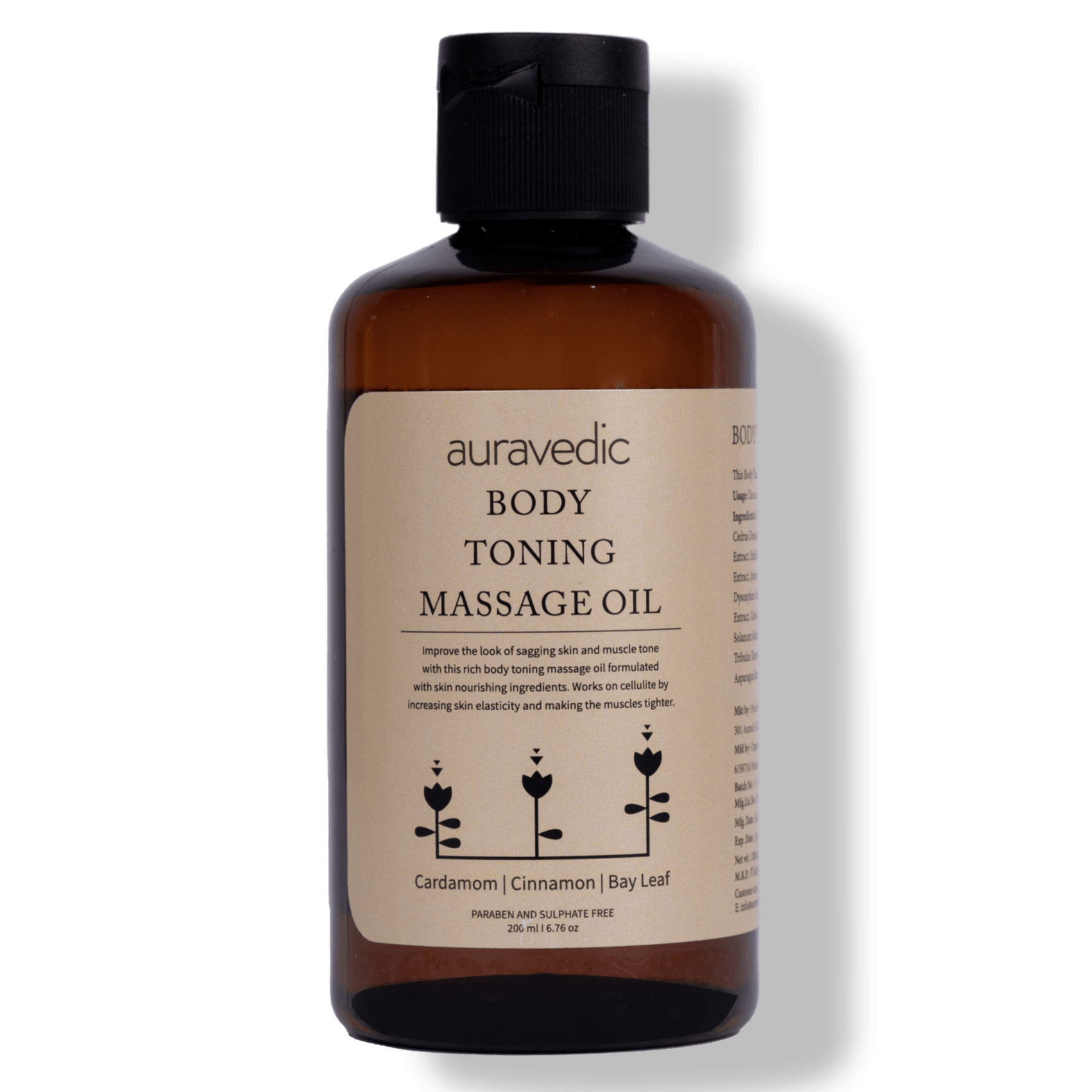 Body Toning Massage Oil - AURAVEDIC