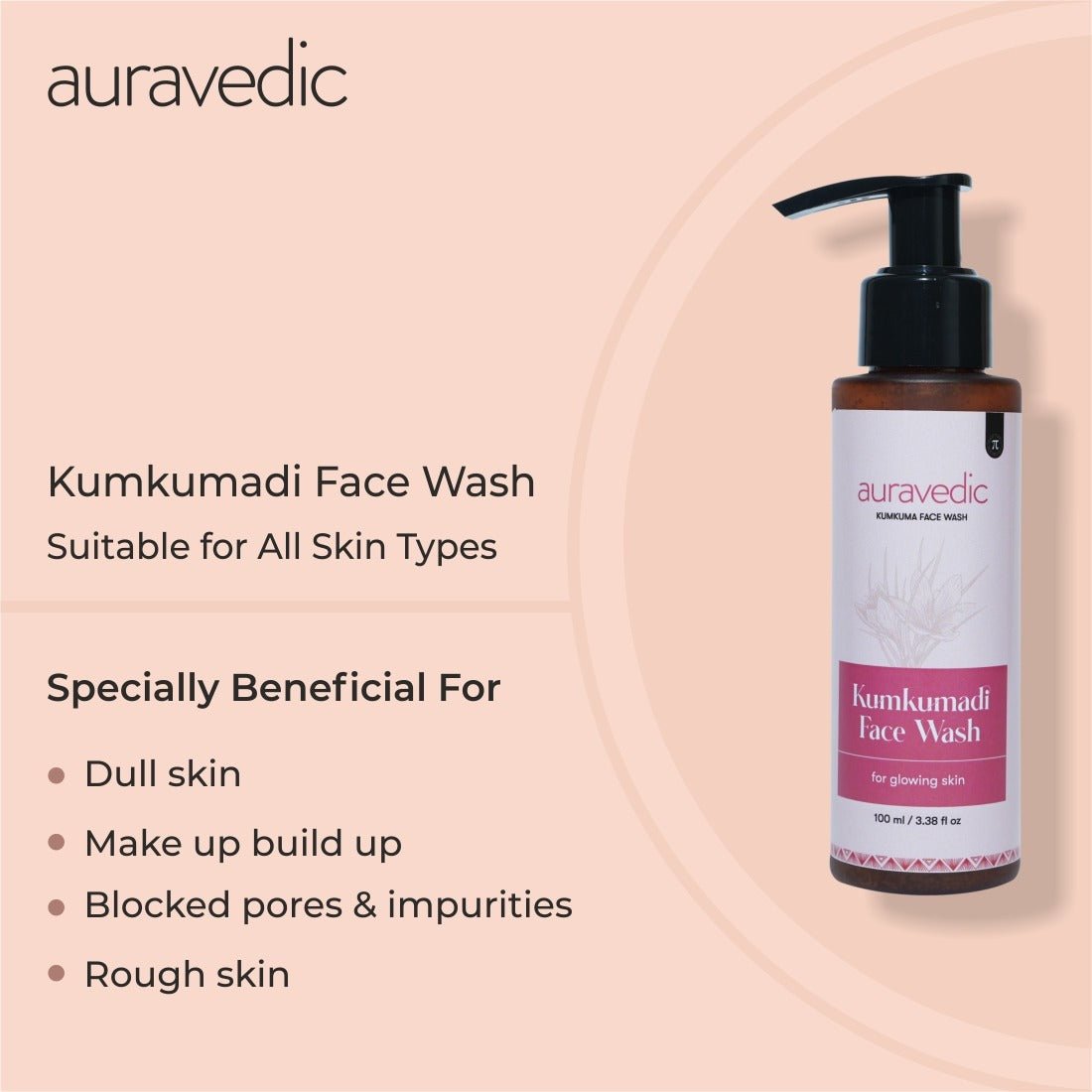 Kumkumadi Face Wash - AURAVEDIC