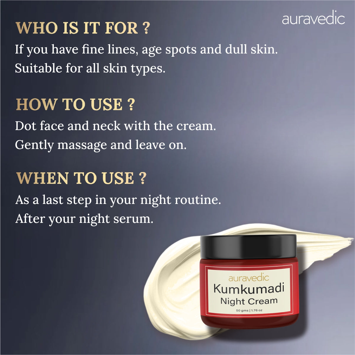 Kumkumadi Night Cream