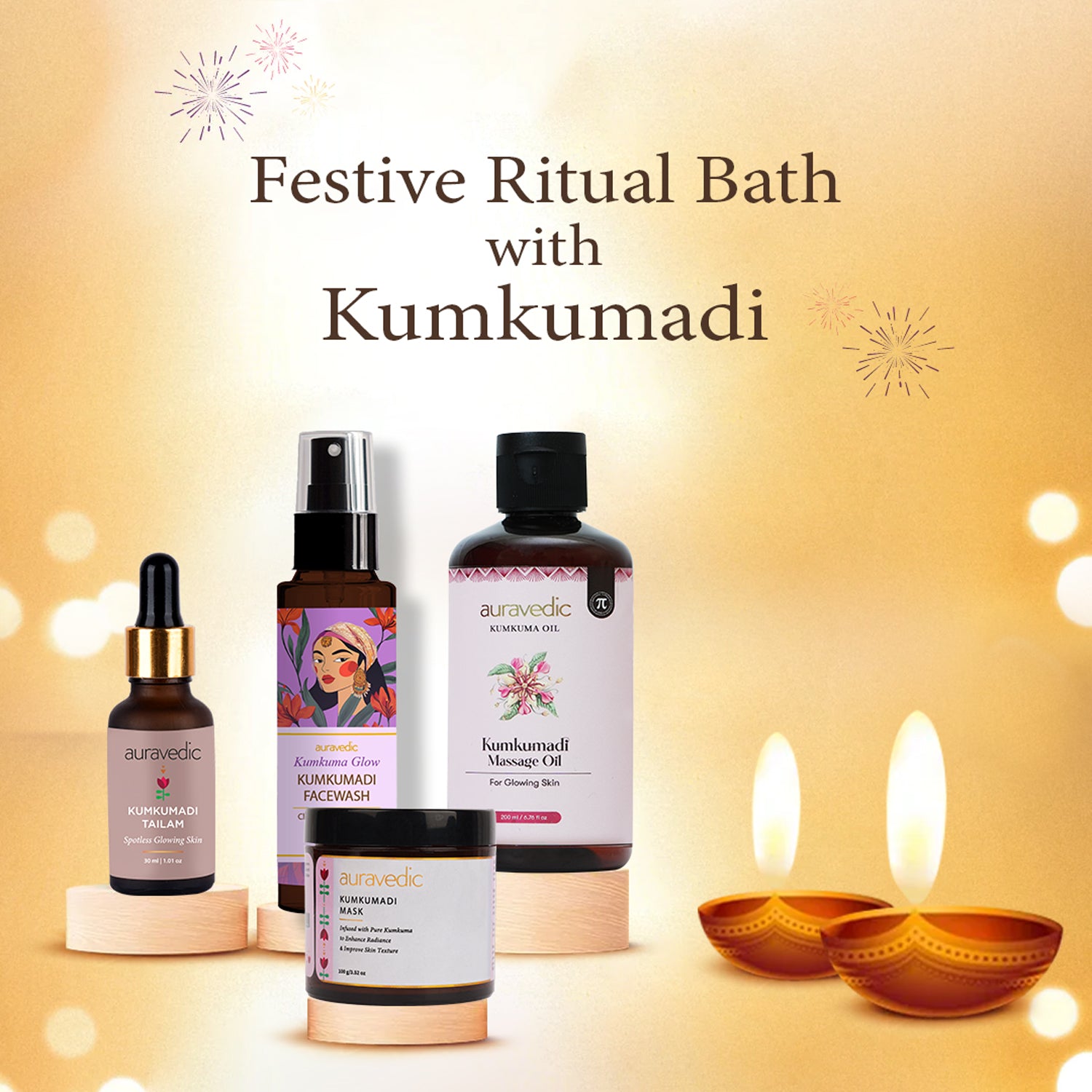 Festive Ritual Bath with Kumkumadi