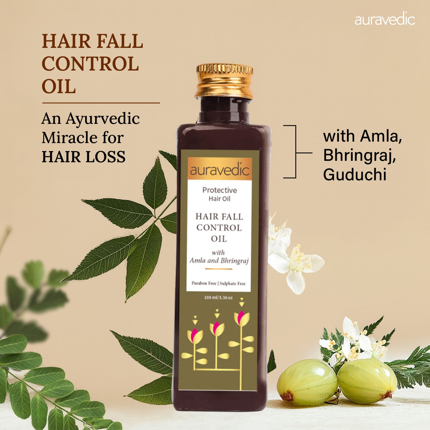 Anti-Hair Fall Oil for Men – Stops Hair Fall, Boosts Growth