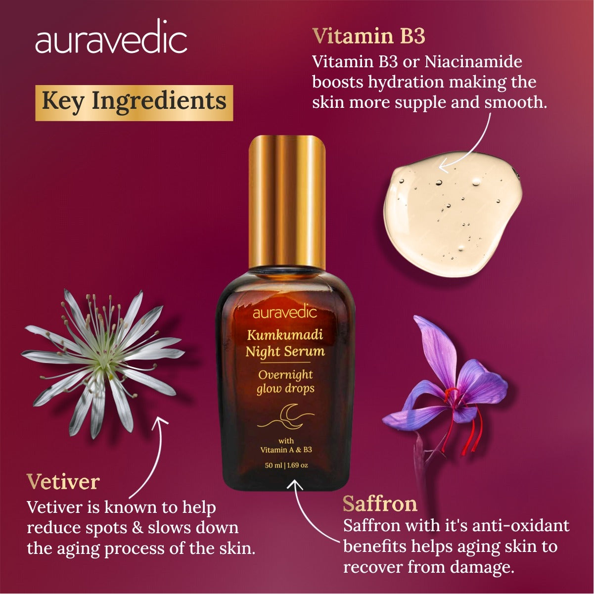 Kumkumadi Night Serum