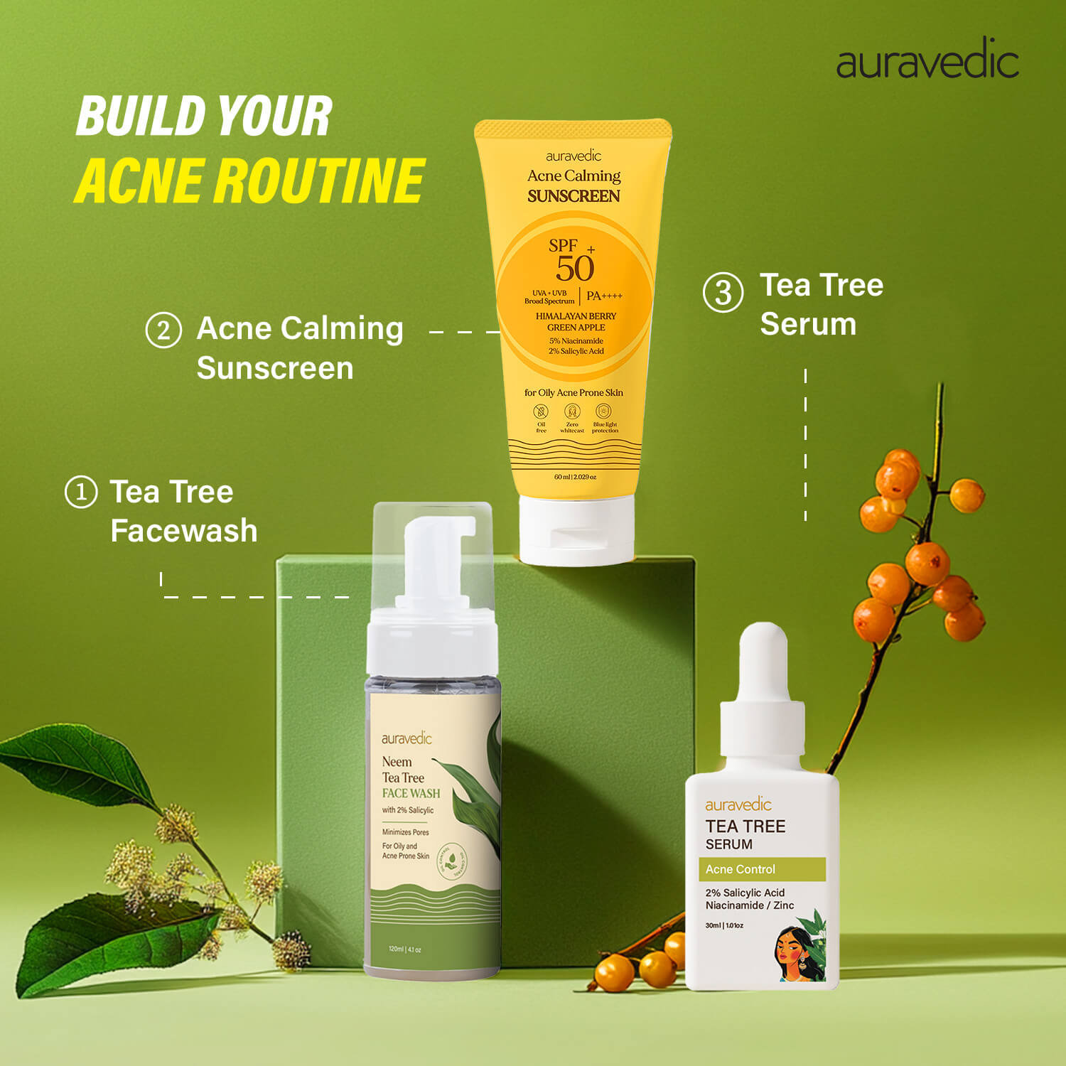 Acne Free in 3 Steps