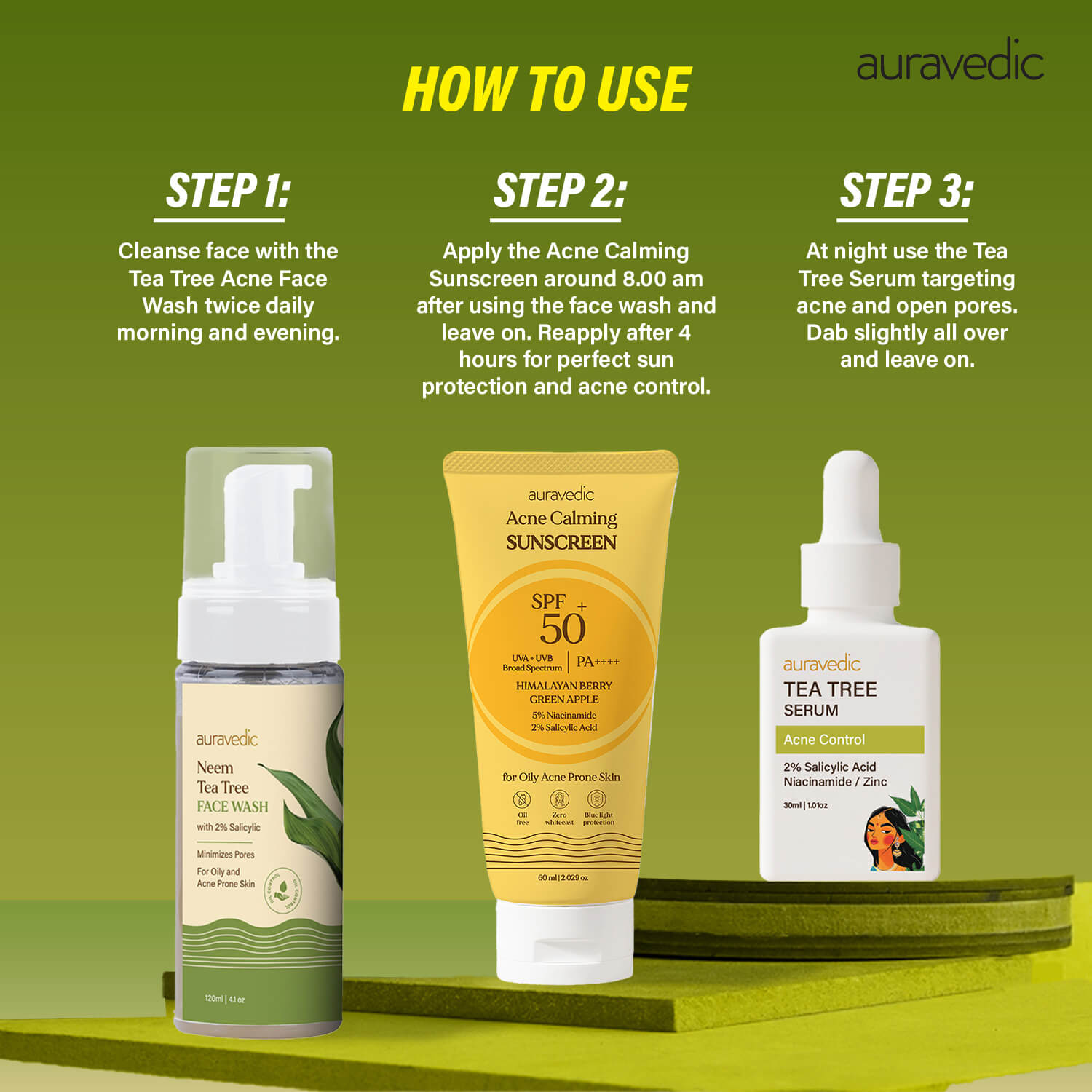 Acne Free in 3 Steps
