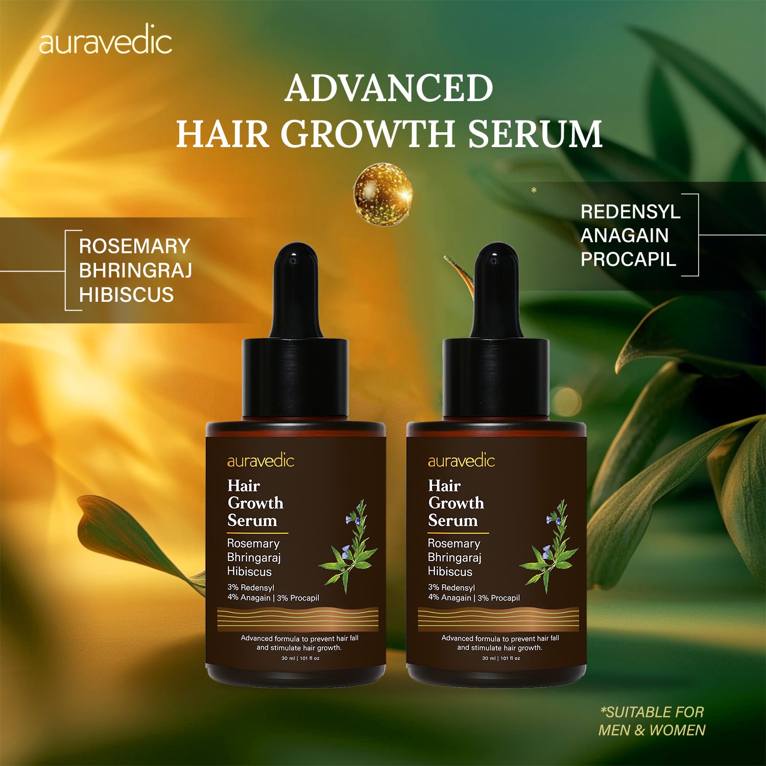 Hair Growth Serum - Pack of 2