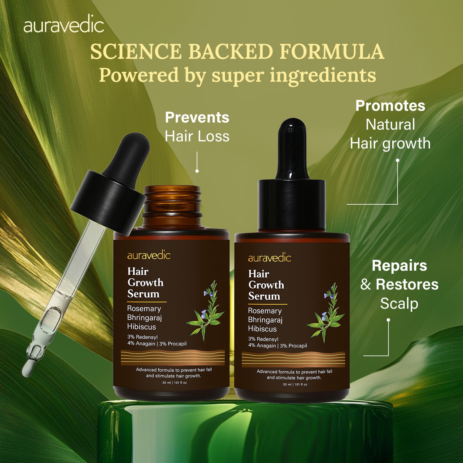 Hair Growth Serum - Pack of 2