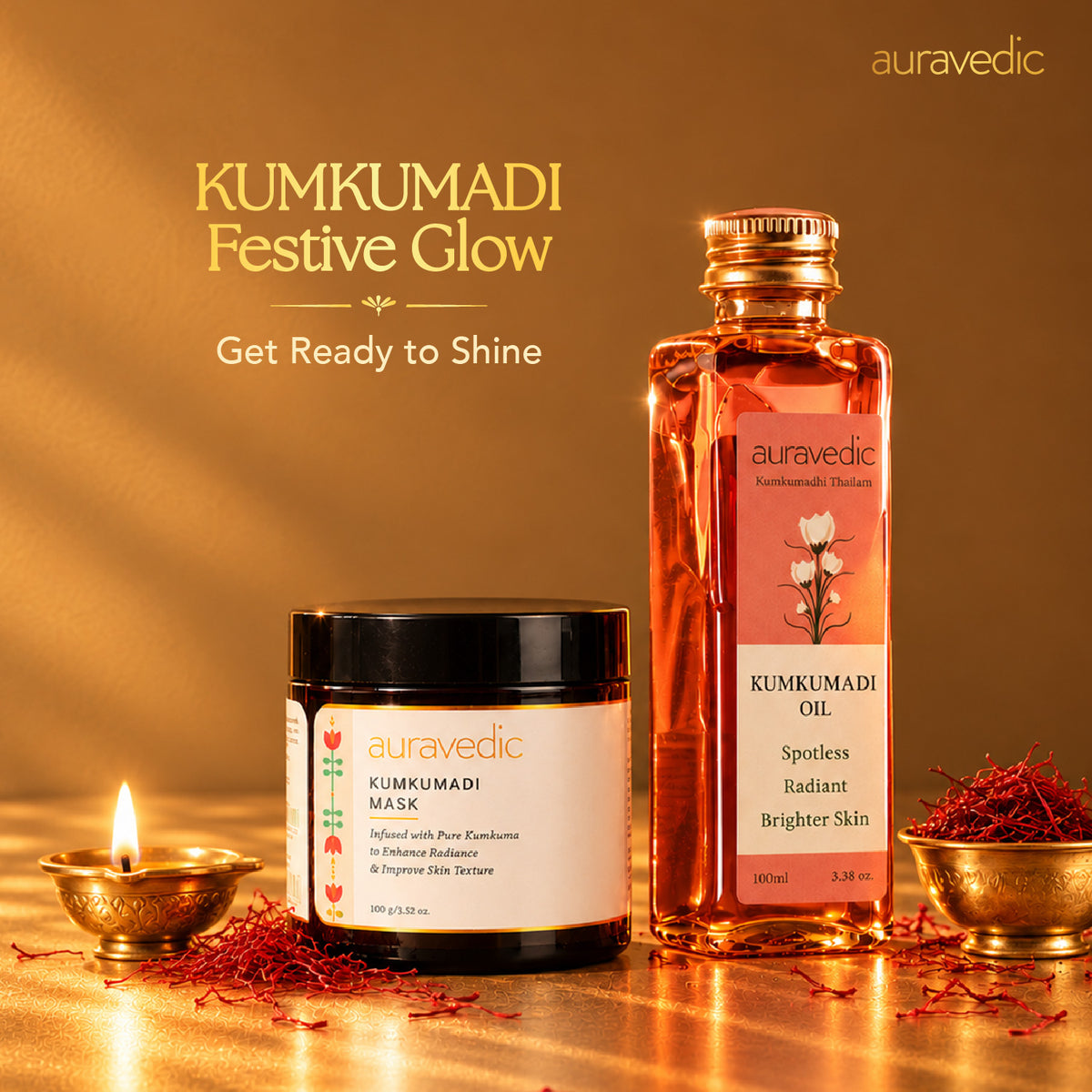 Kumkumadi Perfect Glow -Festive Ritual