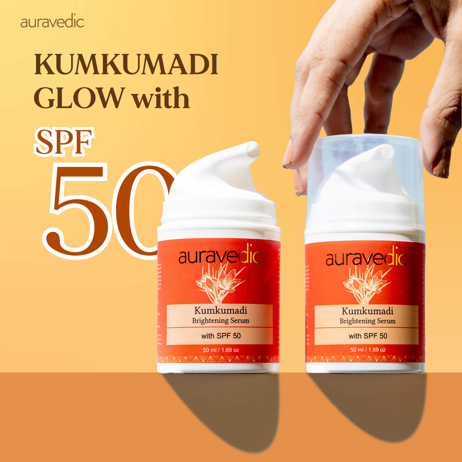 Kumkumadi Brightening Serum with SPF 50