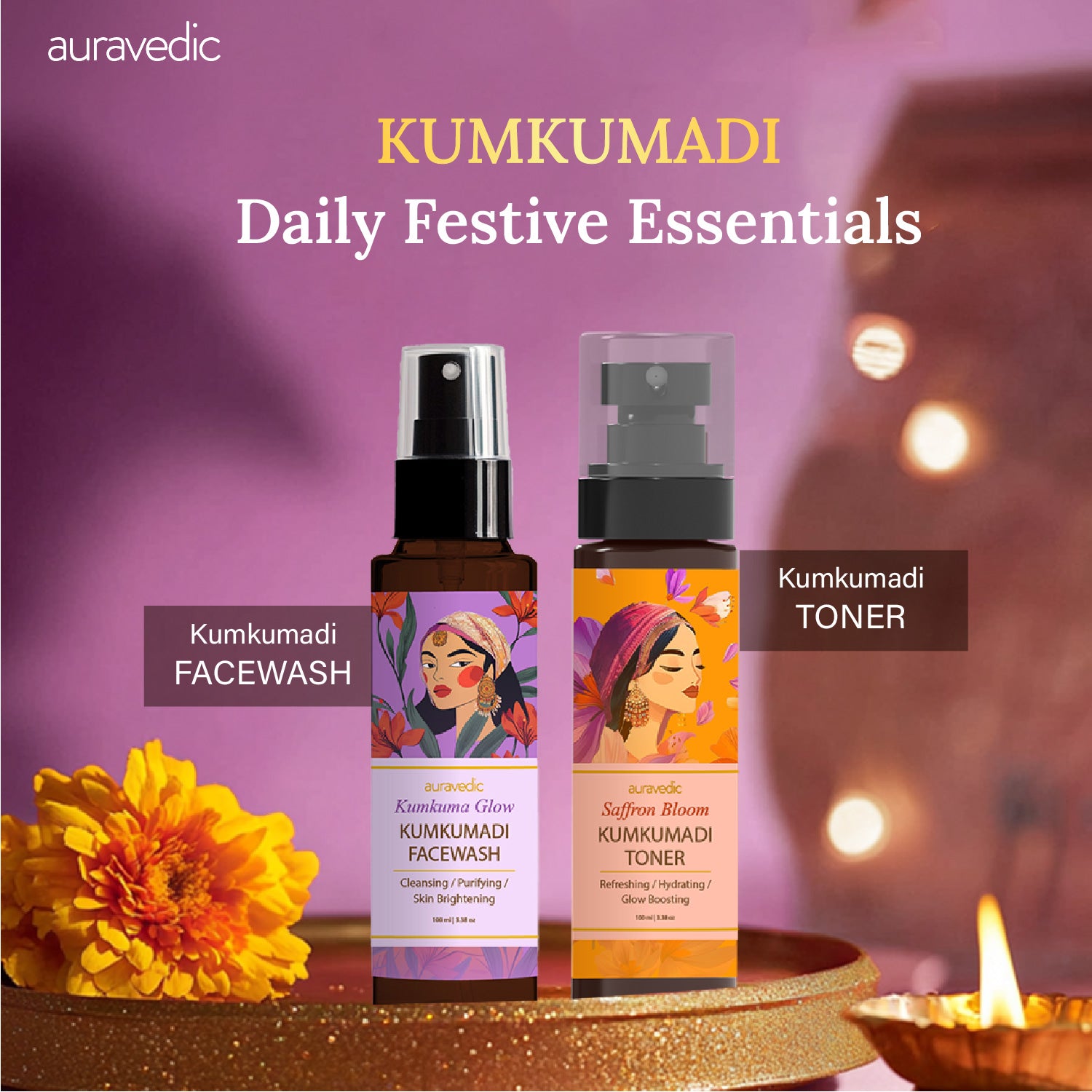Kumkumadi Daily Festive Essentials