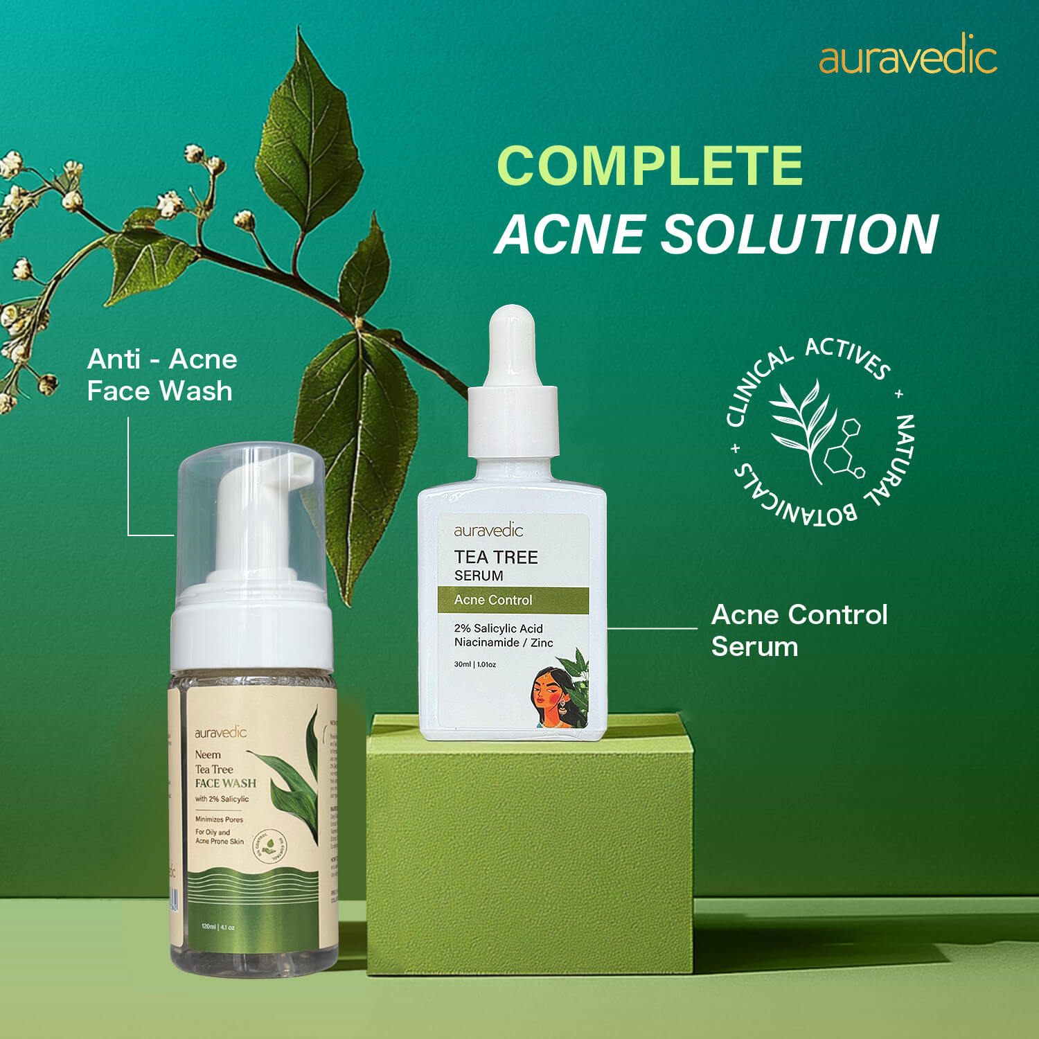 Tea Tree Face Wash & Tea Tree Serum