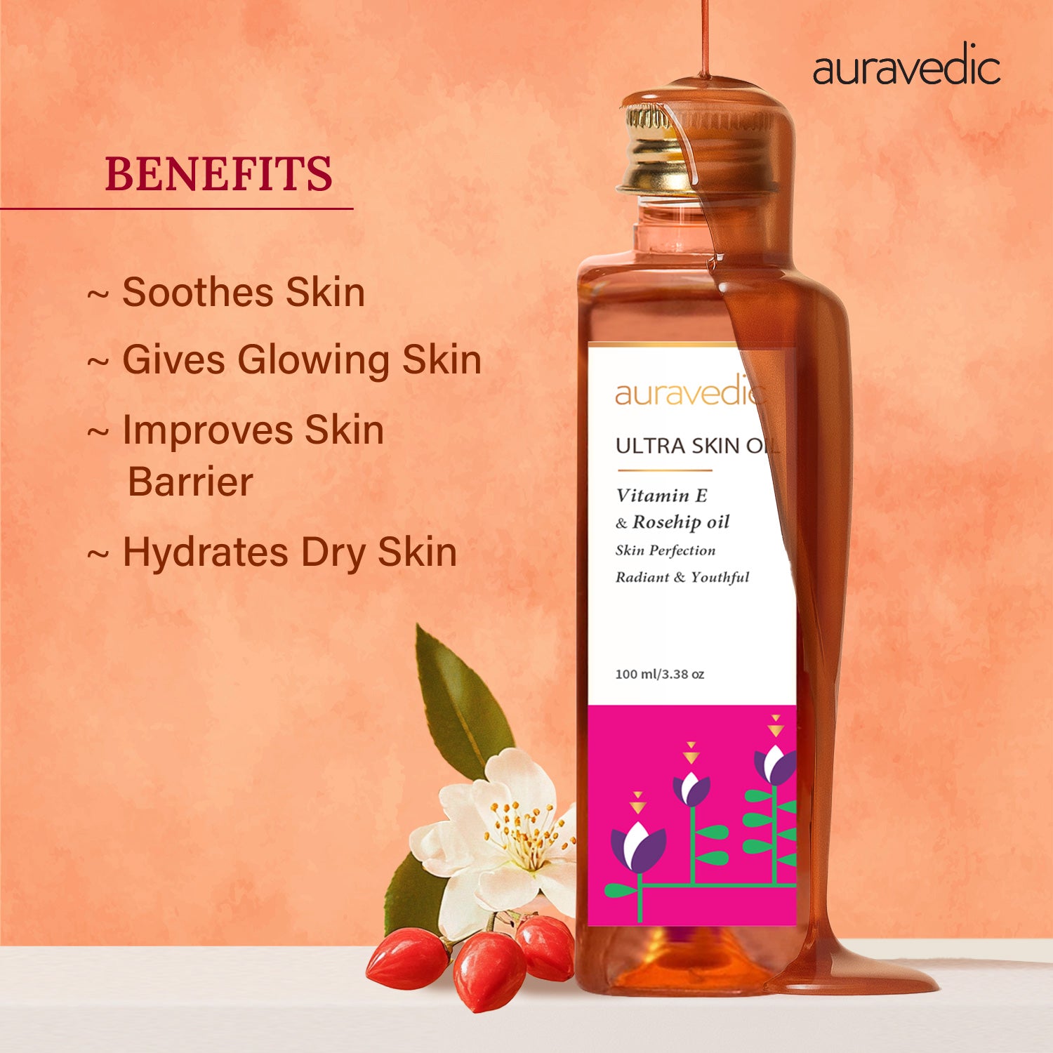 Ultra oil with vitamin E