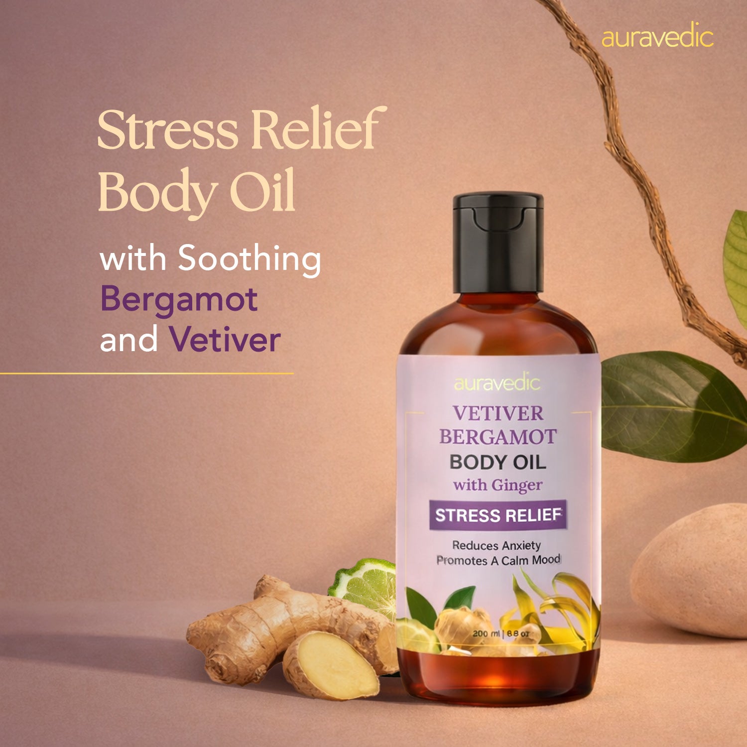 Vetiver Bergamot Body Oil