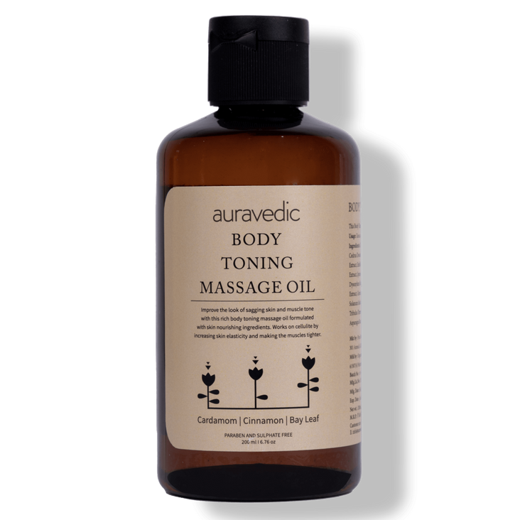 Body Toning Massage Oil - AURAVEDIC