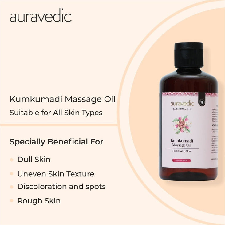 Kumkumadi Body Massage Oil - AURAVEDIC